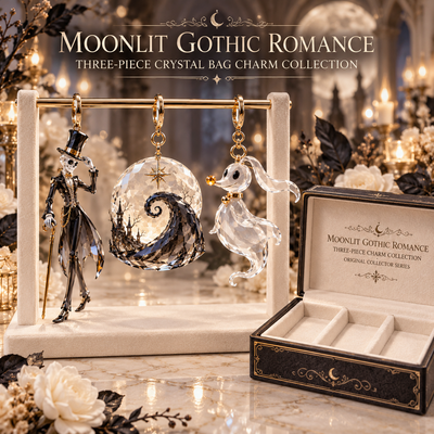 Moonlit Gothic Romance Bag Charm Set