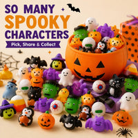 Halloween Mochi Squishy Toys - 50 Pieces