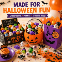 Halloween Mochi Squishy Toys - 50 Pieces