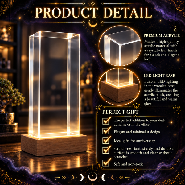 Buffalo Football Story Cube Resin Lamp - Product Detail