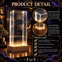 Green Grump Story Cube Resin Lamp