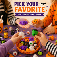 Halloween Mochi Squishy Toys - 50 Pieces