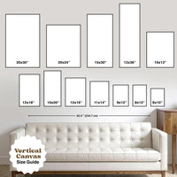 Art Nouveau Canvas Print | Hummingbird And Poppy Botanical Illustration | 1.25 Inch Gallery Wrap Wall Art | Elegant Home Decor Gift For Nature Lovers