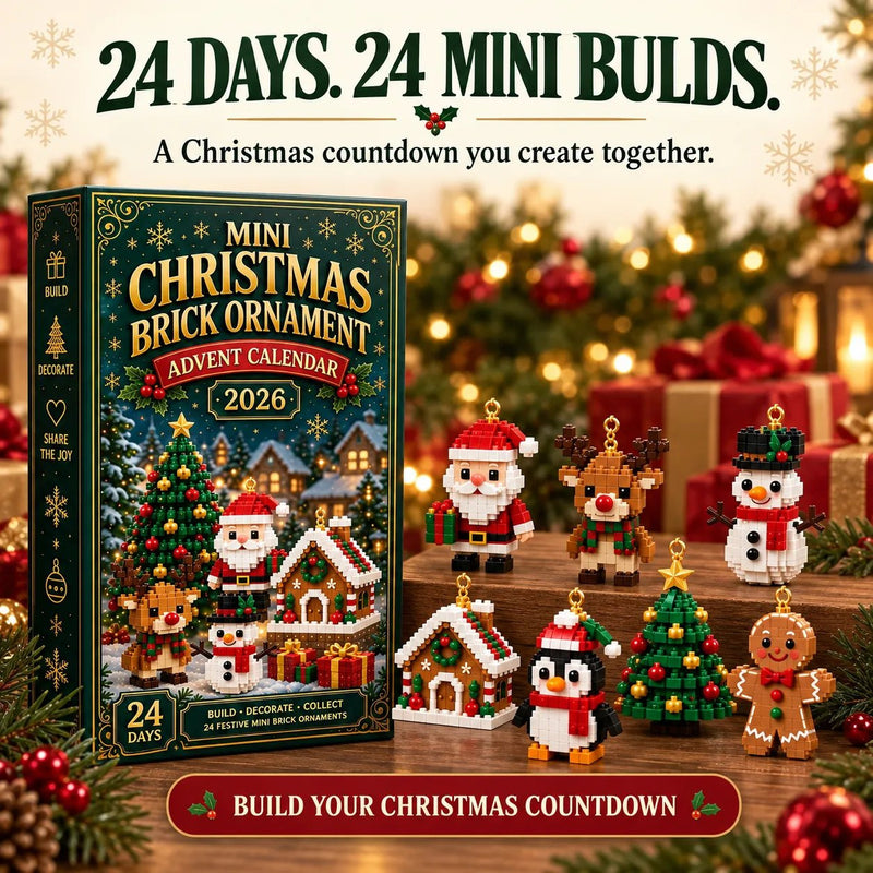 Mini Christmas Brick Ornament Advent Calendar
