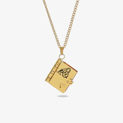 Book Locket Necklace for Granddaughter
